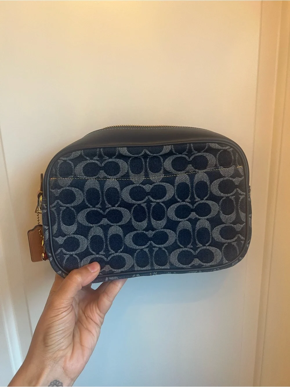 Coach Demin Camera Bag with small cherry charm (see photo) - Picture 3 of 5